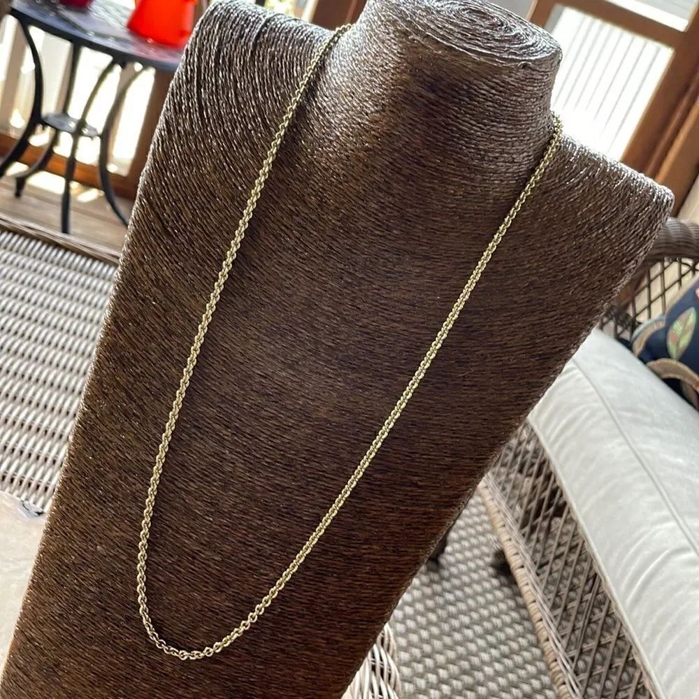 Vintage Avon Gold Chain Necklace
